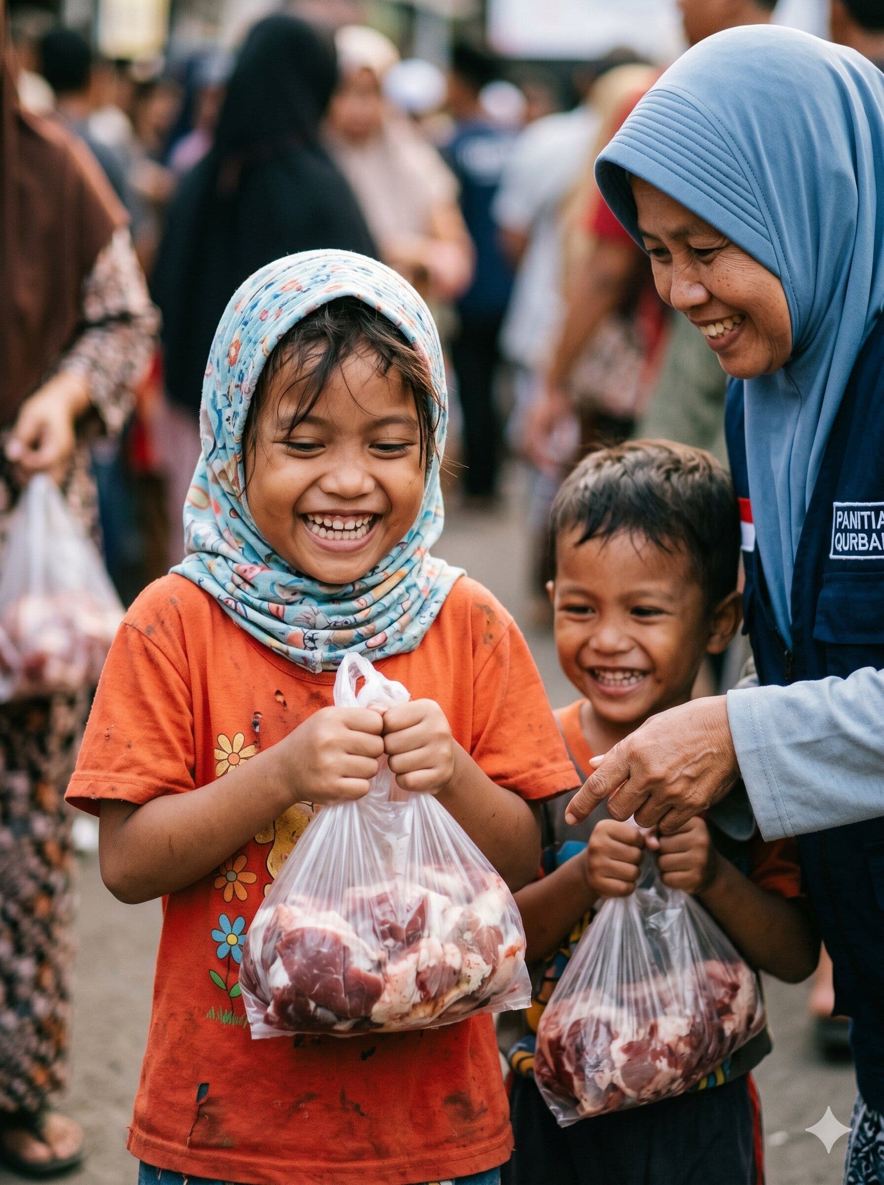 Anak-anak penerima manfaat qurban